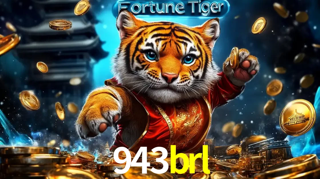 Imagem promocional do jogo de slot Fortune Tiger, com um tigre majestoso em traje tradicional cercado por uma fortuna em moedas de ouro, disponível agora no cassino 943brl.